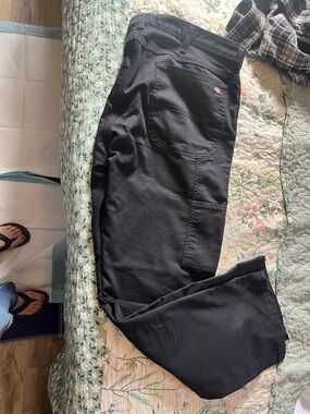 Dickies Black Men's Cargo Pants with Side Utility Pocket